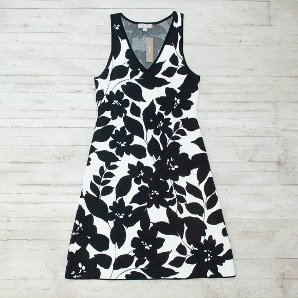 NWT J. Crew Floral Jacquard Sleeveless Sweater Dress size M - Picture 5 of 8